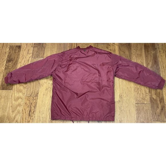VTG 90’s  GAP Maroon Jacket Mens M Nylon Windbreaker Athletic Sports Dept. Lined - Picture 13 of 13
